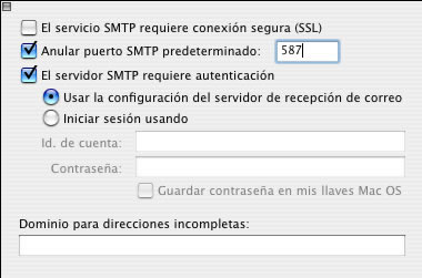 Opciones de env&iacute;o avanzadas